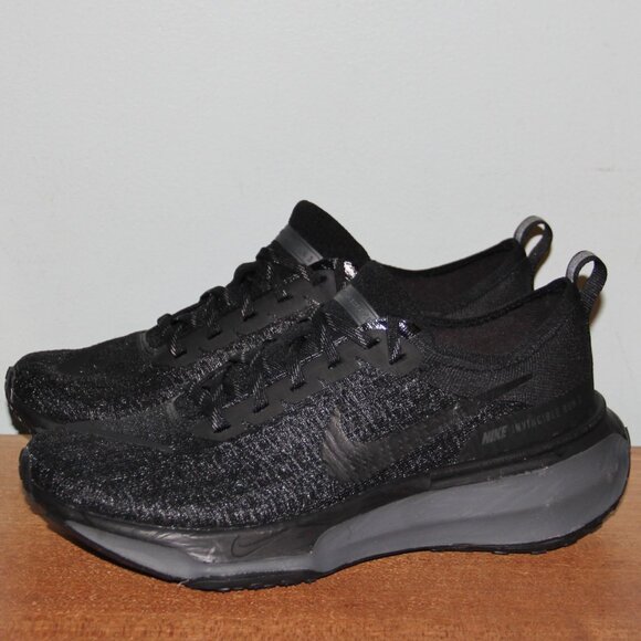 Nike ZoomX Invincible Run 3 Flyknit Running Shoes Womens 8 Black - Picture 2 of 6